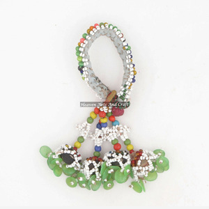 Pulseras Gitanas Antiguas Auténticas, Pulsera Bohemia Banjara Kutch, Brazalete Tribal Banjara Auténtico, Tobillera con Borlas para Danza del Vientre - Product Image 2