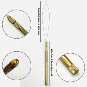 Outil professionnel pour extensions de cheveux, boucle de traction pour perles nano |   Enfileur en acier inoxydable pour anneaux nano - Product Image 5