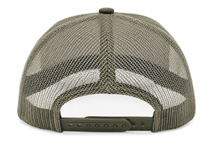 Custom 5-Panel Mid-Profile Structured Mesh Trucker Camouflage <b>Cap</b> Adjustable Casual Hat Slightly Curved Brim Snapback Closure - Product Image 4