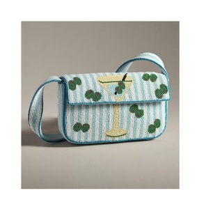 Bolso de Mano Bordado con Cuentas a Precio Accesible, con Diseño Personalizado, Bolso Tipo Satchel Bordado con Cuentas en Oferta, Producto Nuevo - Product Image 1