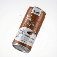 Bebidas de Alta Calidad, Vietnam, Nuevo OEM/ODM, Café Latte Enlatado de 190 ml, 20 g de Proteína, Marca Privada