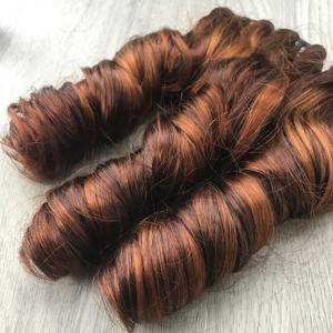 Extensiones de cabello humano crudo vietnamita virgen 100%, paquetes de trama alineados con cutícula rizada de primavera, nuevo Color de Piano, envío rápido - Product Image 3