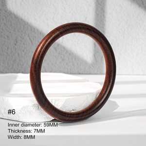Brazalete de Madera con Acabado Natural, Estilo Clásico Unisex, para Fiestas Cristianas, Exportaciones MN - Product Image 3