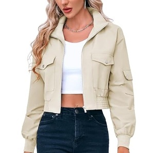 Blouson bomber personnalisé pour femme, confortable, respirant, coupe-vent, rembourrage en polyester, blousons bomber tendance - Product Image 5