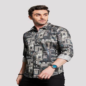 Camisa de franela de algodón 100% OEM para hombre, logotipo bordado estampado personalizado, talla grande, manga larga, antiarrugas y transpirable - Product Image 2