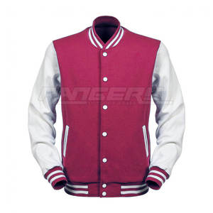 Blouson universitaire pour homme, style preppy, à boutons, col rabattu, vêtement d'extérieur, vêtements en gros OEM, blouson décontracté d'automne, blousons de lycée - Product Image 2