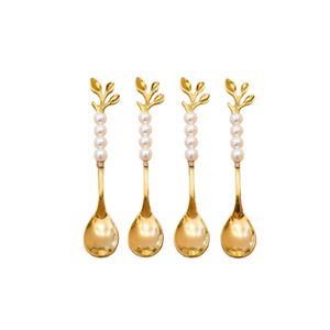 Juego de 4 Cucharas Medidoras de Cobre Martillado Hechas a Mano con Mango de Latón, Estilo Vintage, Utensilios de Cocina para Hornear y Cocinar - Product Image 5