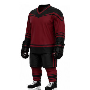 Tenue de hockey sur glace pour homme – Design uni, tissu doux, léger et confortable – Style simple pour équipe - Product Image 6