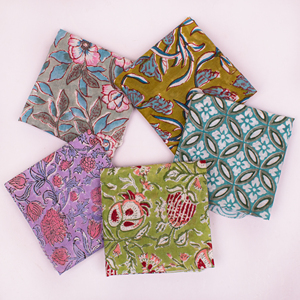 Pañuelo de Algodón Popelín Hecho a Mano en Jaipur con Estampado de Bloques, Ecológico, para las Cuatro Estaciones, Envoltura para Cabeza y Cuello, Uso Tradicional, para Mujer, Viajes - Product Image 3