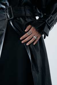 Diamond Statement <b>Ring</b> Modern Unique Vintage Large Pave Round Oval Shape Inspired <b>Cocktail</b> <b>Ring</b> Custom 14k Solid <b>Gold</b> Lab Grown - Product Image 6
