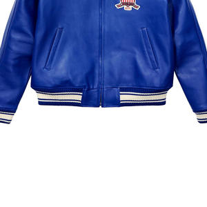 Chaqueta de Invierno Premium para Hombre Avirex, Cuero Genuino, Resistente al Viento e Impermeable, Teñido Liso, Todas las Tallas Disponibles - Product Image 5