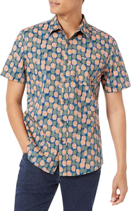 Camiseta de Playa con Logotipo Personalizado al por Mayor, Estampado Tropical Hawaiano, Fabricante OEM, Marca Privada, Camisetas de Playa para Hombre, Transpirables, de Algodón - Product Image 3