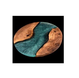 Bandeja de Servicio de Madera y Resina Personalizada, Último Modelo, Venta al por Mayor, Bandeja de Madera y Resina Personalizada, Bandeja para Servir Alimentos, Buen Diseño - Product Image 4