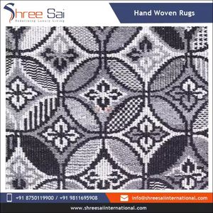 พรมผ้าฝ้ายพิมพ์ลายทรงสี่เหลี่ยมผืนผ้าลายปักดีไซน์ไม่เหมือนใคร - Product Image 5