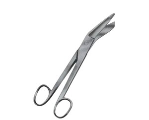 Tijeras para Yeso Esmarch de 22 cm, Tijeras de Acero Inoxidable para Cortar Vendajes y Gomas, para Cirugía Ortopédica - Product Image 1