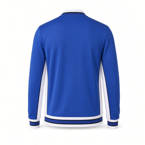 Phi Beta Sigma Royal Blue Men’s Greek Fraternity <b>Zip</b> <b>Up</b> <b>Jacket</b> Embroidered Letter Design Long Sleeve College Outerwear - Product Image 4