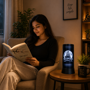 Lord Shiva <b>LED</b> Table Lamp Modern Mahadev Moonlight Night Lamp Spiritual Home Temple Bedroom Decorative Ambient <b>Lighting</b> Gift - Product Image 4