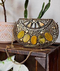 2025 nouveauté fait à la main Vintage élégant indien en laiton Cutch sacs à main Antique ethnique poli femmes personnalisable couleur taille GM - Product Image 1