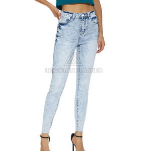 Pantalones Vaqueros de Mujer de Diseño Nuevo y Personalizado, de Alta Calidad, Color Sólido, Cómodos - Product Image 5