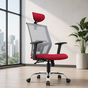 AY Office System Executive <b>Mesh</b> Office Chair A-NTT 89 Modern Design Swivel Adjustable <b>Plastic</b> Frame Steel Base Multiple - Product Image 3