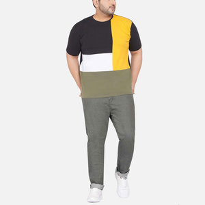 เสื้อยืดผู้ชายไซส์ใหญ่ ผ้าถักเรียบ สีพื้น สไตล์ลำลอง สำหรับฤดูร้อน รับสกรีนโลโก้ ผ้าฝ้าย 100% แห้งเร็ว ระบายอากาศ ป้องกันแบคทีเรีย ขายส่ง - Product Image 1