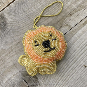 Campana dorada bordada a mano con cuentas de lentejuelas cristiana de moda árbol de Navidad decoración colgante festivo Vacaciones de temporada - Product Image 5