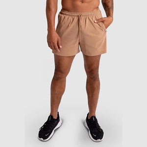 Vente en gros de shorts de sport personnalisés pour hommes 100% polyester tissu Oxford séchage rapide respirant taille élastique longueur au genou toutes tailles - Product Image 3