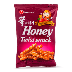 Wholesale Nongshim Honey Twist Snack 75g Sweet Crispy Korean Snack Competitive Price Export - Product Image 1