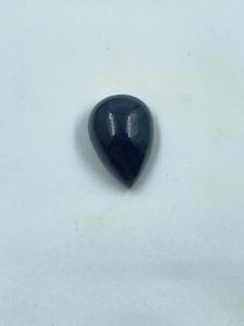 Opale de feu naturelle noire de qualité supérieure, taille poire, pierre brute 3,82 carats 10x14,40MM pour la fabrication de bijoux - Product Image 2