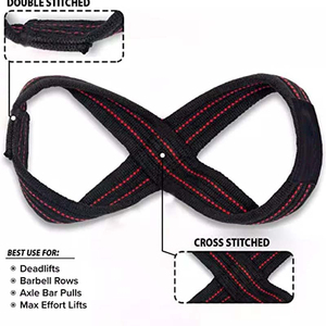 Últimas correas de levantamiento de pesas en forma de ocho 2026 para gimnasio, ejercicio, levantamiento de pesas, powerlifting y boxeo - Product Image 2