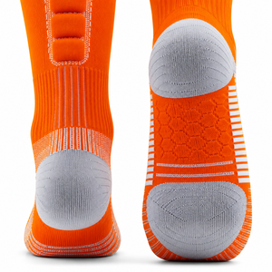 Calcetines Deportivos de Verano para Hombre, Altos hasta la Rodilla, Cómodos, Transpirables, de Secado Rápido, Ecológicos, Tejidos, para Fútbol, Adultos, Color Sólido - Product Image 5