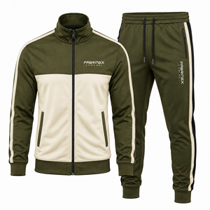 Wholesale Custom <b>Men</b> Tracksuit Jogging Sweatsuit Casual <b>Pullover</b> HHoodies Breathable Tracksuit Made in Pakistan - Product Image 6
