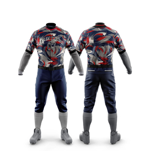 Conjunto de Uniforme de Béisbol Clásico, Jersey y Pantalones Sublimados Premium, Ropa Deportiva Personalizada para Equipos, Fabricación OEM - Product Image 1