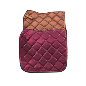 Top selling Saddle Pad Full Size Equestrian Saddle Pad Custom Piping Soft Cotton Filled Saddle Pad - Product Image 1