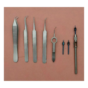 Hair Transplantation Clip & FUE Hair <b>Punch</b> Pliers Tweezers Forceps Instruments 9 Pcs Plastic Surgery Surgical Instruments - Product Image 4