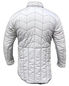 Gambesón Medieval Blanco, Chaqueta Acolchada de Algodón, Armadura para Adultos, Disfraz de Caballero Vikingo, Cómodo para Recreación Histórica - Product Image 3