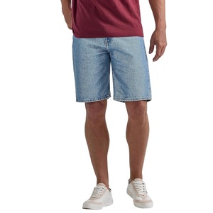 Shorts en jean amples et décontractés pour homme, avec logo du fabricant OEM, design baggy, pour l'été, l'automne et le printemps, boutons personnalisés. - Product Image 6
