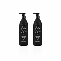 Bouteille Distributrice de Lotion Corporelle, Shampooing et Gel Douche en HDPE Noir Mat de 750 ml, Cylindre Rechargeable avec Pompe pour la Maison, le Salon et le Spa