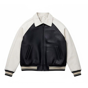 Custom Sorority Fraternity Jacket Unisex Coated Leather Waterproof Winter Wears for <b>Men</b> Wholesale OEM Front Logo All Sizes <b>S</b>-5XL - Product Image 1