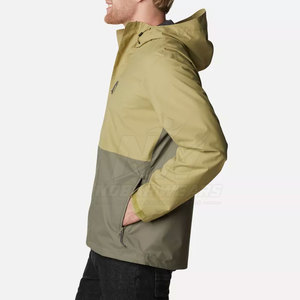 Breathable Men Rain <b>Jackets</b> Outdoor <b>Waterproof</b> Wind Resistant Lightweight Hiking Fishing Camping Daily Wear - Product Image 4