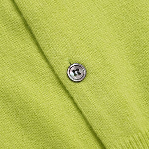 เสื้อคาร์ดิแกนไหมพรมผู้หญิง คอโอ ทรงลำลอง ติดกระดุม ผ้าฝ้ายแท้ 100% สำหรับฤดูหนาว แบบสั่งทำพิเศษ - Product Image 5