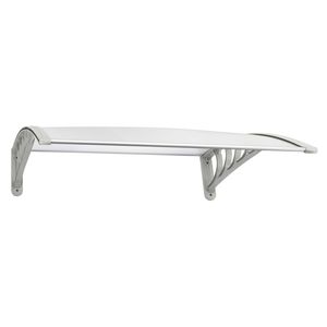 HT 100 X 96cm Copertura Antipioggia Grigia per Grondaie Domestiche, Accessori per Porte e Finestre Codice 43523055, Supporto per Copertura Antipioggia - Product Image 4