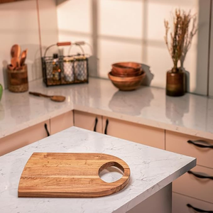 Tabla de Cortar Rectangular de Madera Reversible para Cocina Estilo Rústico, con Ranura para Jugos, 1.5 cm de Grosor, Utensilios de Cocina Ecológicos - Product Image 2