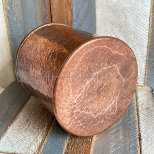 Frasco grande de cobre y latón Vintage, botella, escultura decorativa, para el hogar Decoración rústica, de SANIYA HANDICRAFT - Product Image 3