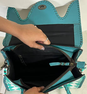 Nuevo Bolso Tote a Cuadros de Cuero Vacuno Genuino, Éxito de Ventas en la Expo de Marzo 2026, Elegante Bolso de Hombro y Bandolera para Mujer - Product Image 6