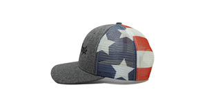 Vietnam Made Trucker Hat with Custom 6 Panel Embroidery Structured Cool Mesh, American Style for Adults, Eye Catching Fashion - Product Image 2