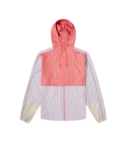 Veste coupe-vent unisexe à blocs de couleur avec capuche, résistante à l'eau, fermeture éclair, légère, toutes saisons, coupe classique, randonnée en plein air - Product Image 1