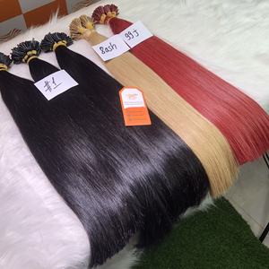 Fabricant direct double cuticule alignée kératine vierge I-Tip Extensions de cheveux prix bon marché d'usine-Bundle - Product Image 1