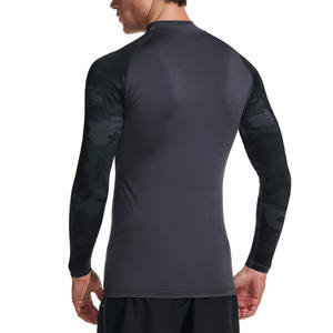 Vente en gros de chemises de compression à manches longues pour hommes, personnalisées, MMA UPF50+, anti-UV, respirantes, à séchage rapide, sublimation - Product Image 2