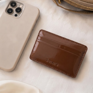 Porte-cartes de visite en cuir véritable vintage multifonction, prêt à être expédié, multicolore, pour homme - Product Image 4